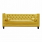 Mobile Preview: Sofa mit gelben Bezug.