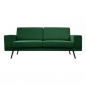 Mobile Preview: Sofa mit grünem Bezug.