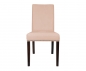 Mobile Preview: Stuhl mit einem rosa Bezug und dunklen Beinen.