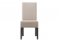 Preview: Stuhl mit grauem Bezug und dicker Sitzfläche.